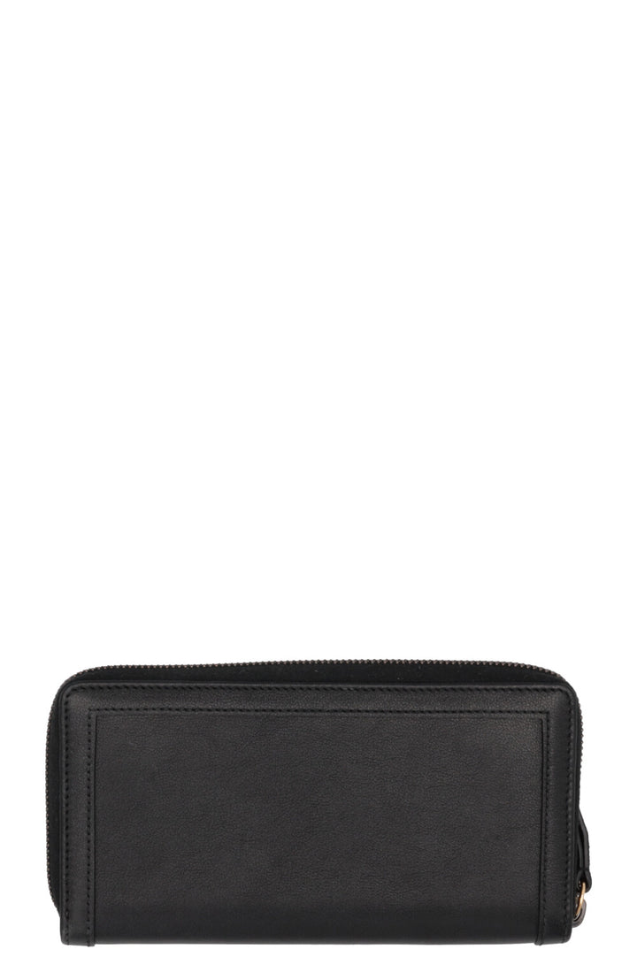 Portefeuille zippé en bambou noir GUCCI