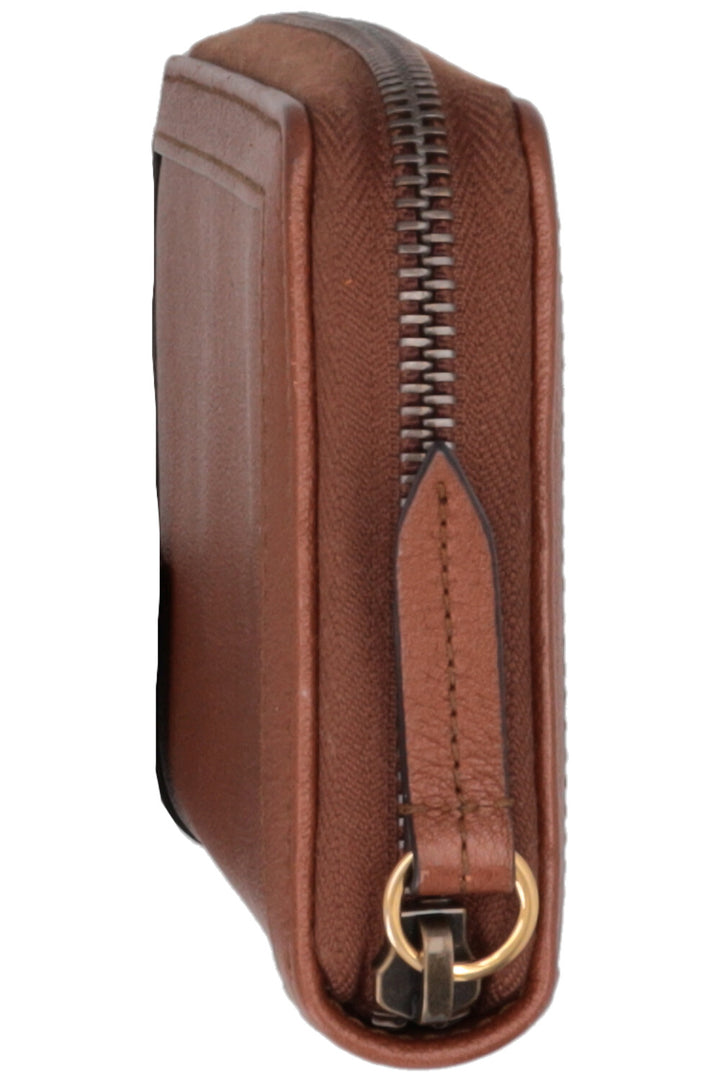 GUCCI Bamboo Zip Wallet Brown