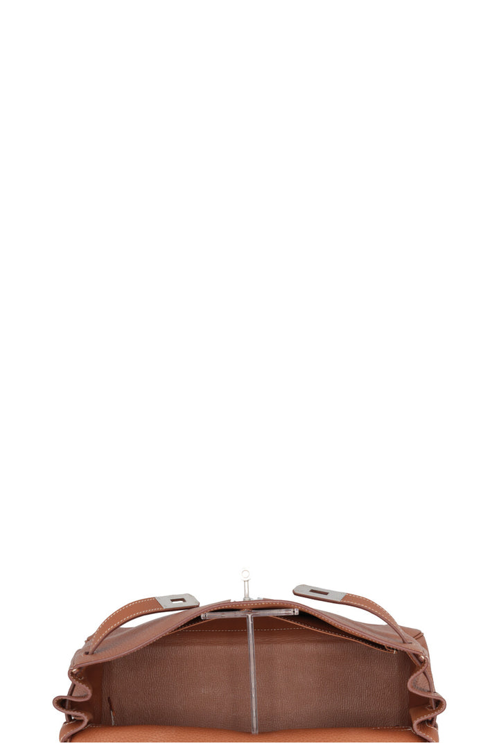 HERMÈS Kelly 35 Retourne Gold Togo