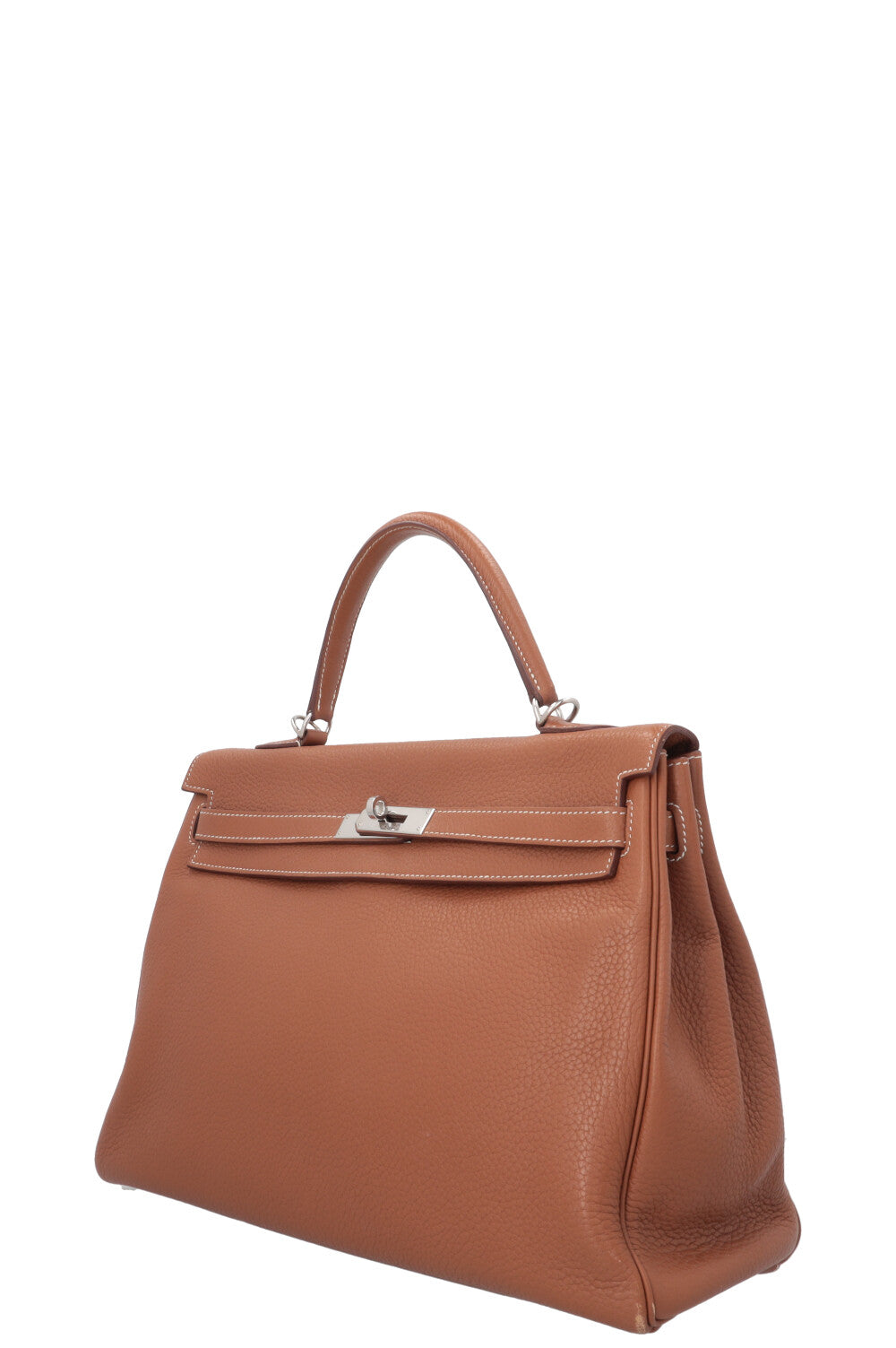 HERMÈS Kelly 35 Retourne Gold Togo