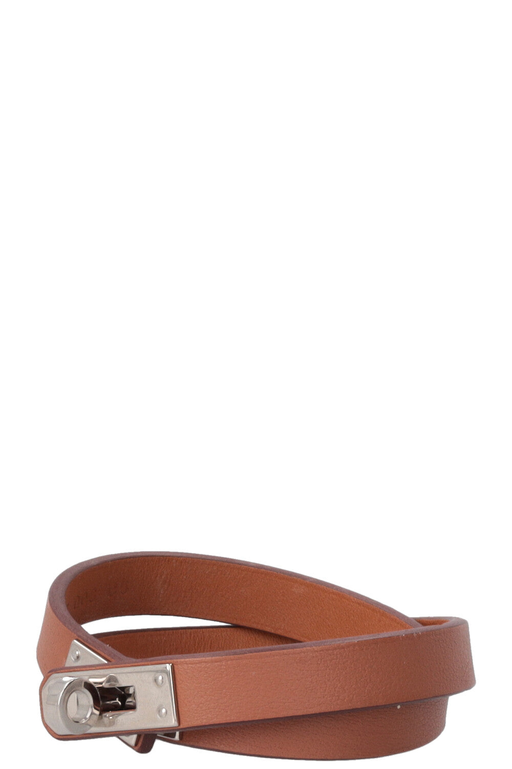 HERMÈS Bracelet Mini Kelly Double Tour Swift Gold