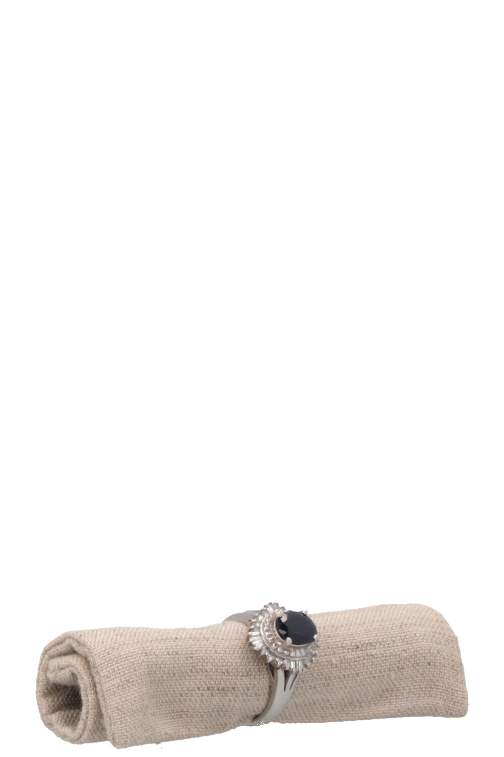 VINTAGE JEWELRY Ring Sapphire Diamond Platinum