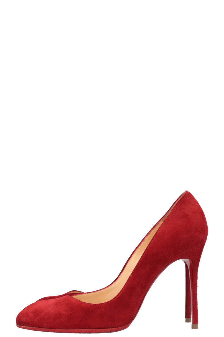 CHRISTIAN LOUBOUTIN Heels Suede Red
