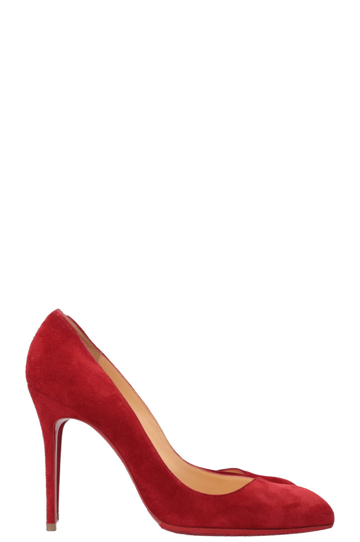 CHRISTIAN LOUBOUTIN Heels Suede Red
