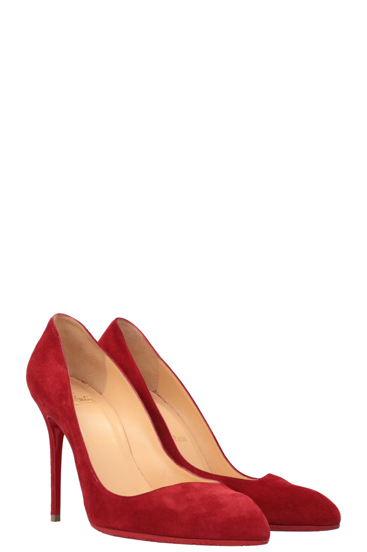CHRISTIAN LOUBOUTIN Heels Suede Red