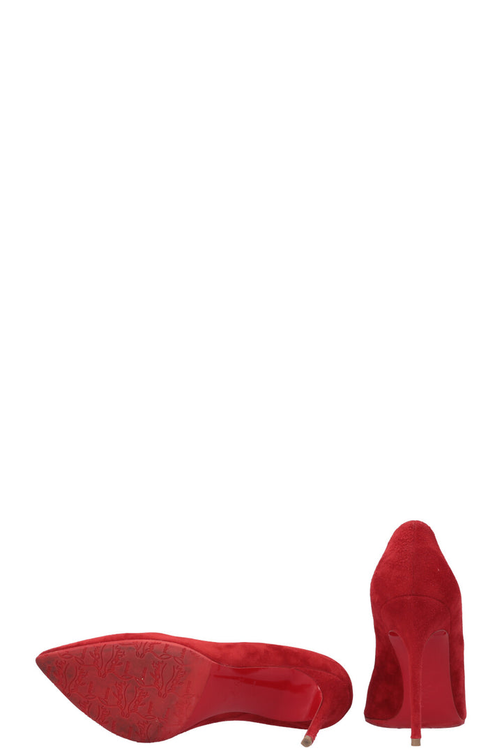 CHRISTIAN LOUBOUTIN Heels Suede Red