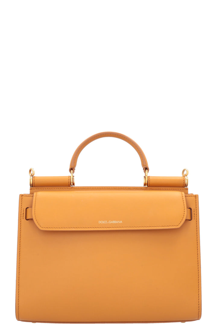 DOLCE&GABBANA Medium Sicily 62 Bag Mustard