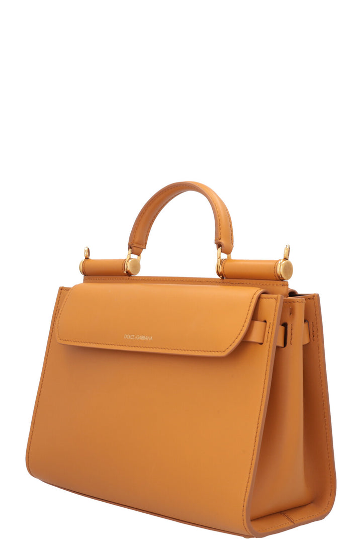 DOLCE&GABBANA Medium Sicily 62 Bag Mustard