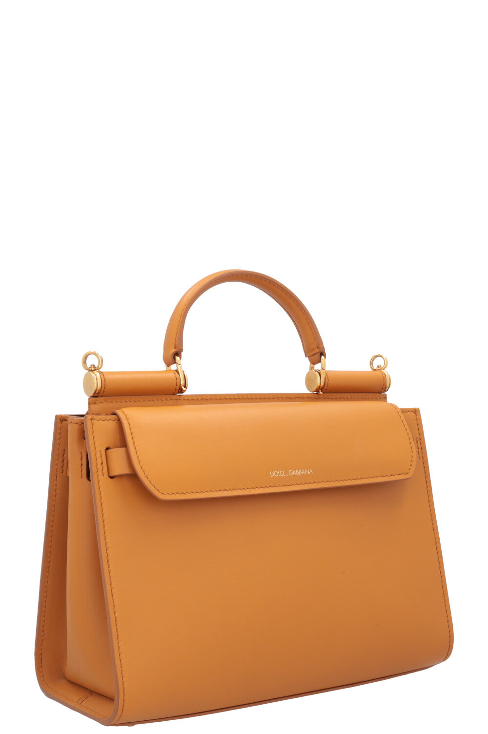 DOLCE&GABBANA Medium Sicily 62 Bag Mustard
