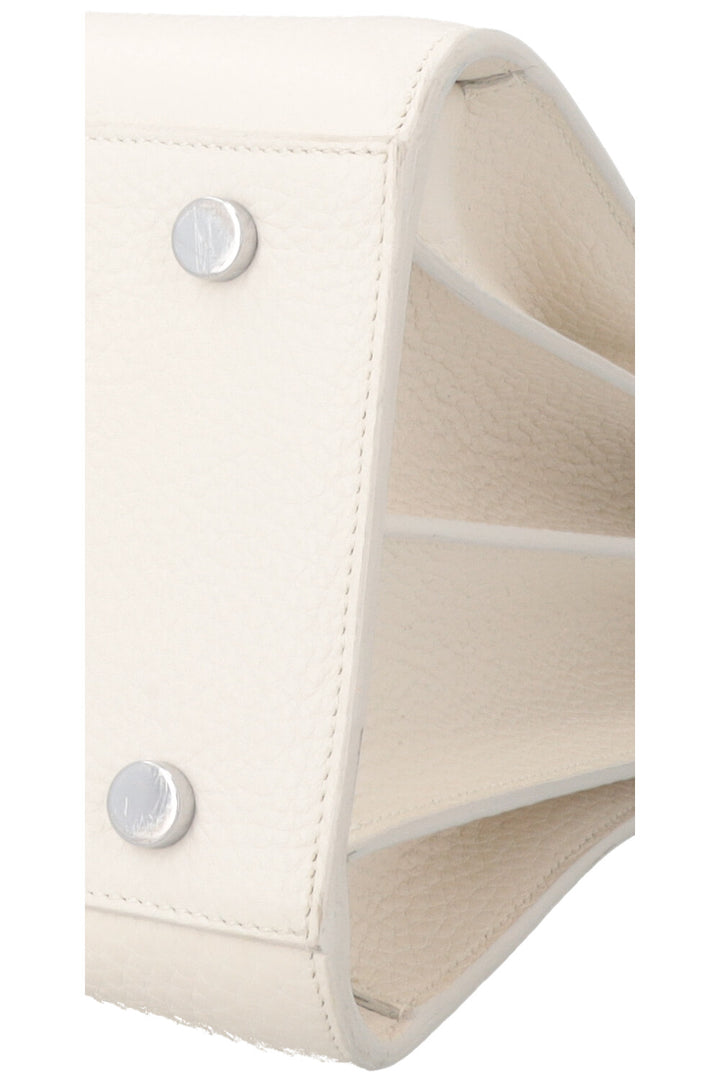 SAINT LAURENT Small Sac De Jour Bag Leather White