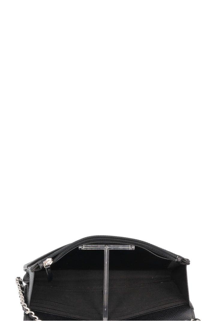 CHANEL Coco Mark WOC Caviar Vernis Noir