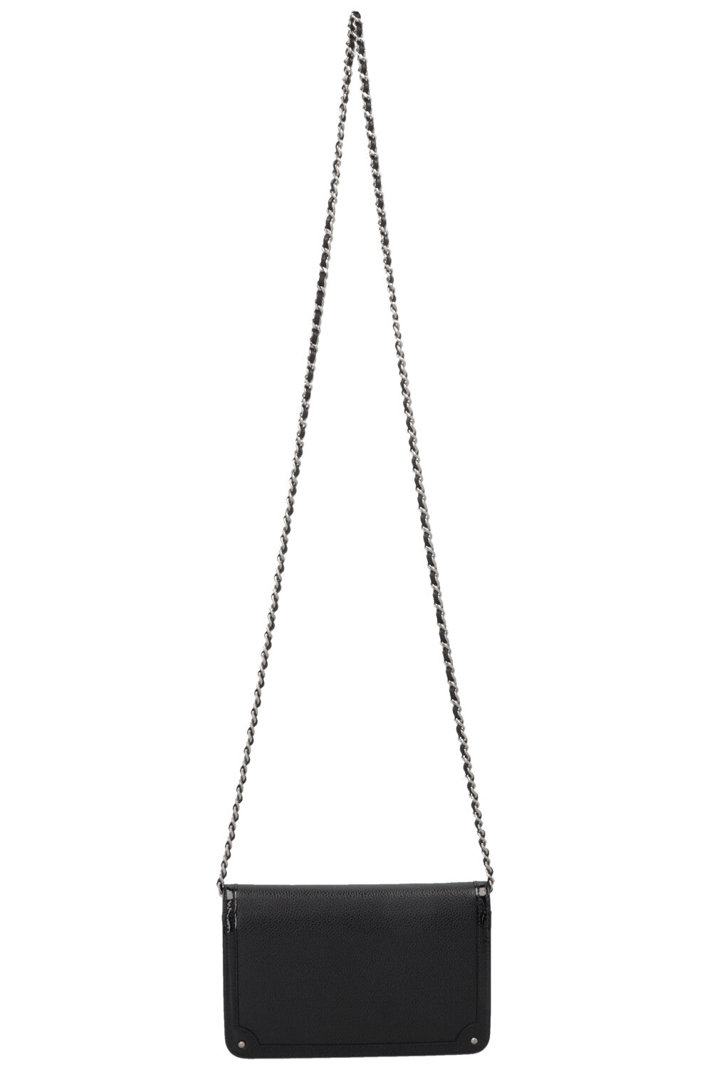CHANEL Coco Mark WOC Caviar Vernis Noir