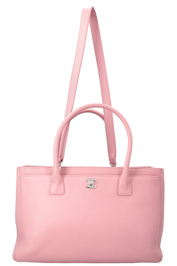 CHANEL Executive Cerf Tote Bag Pink
