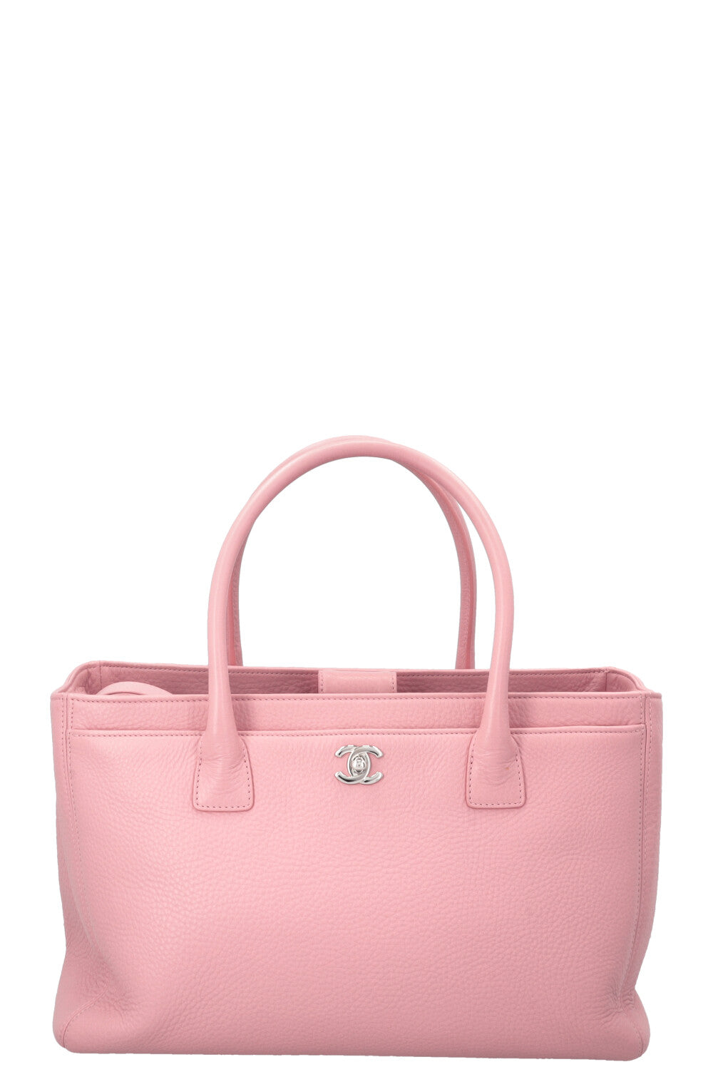 CHANEL Executive Cerf Tote Bag Pink