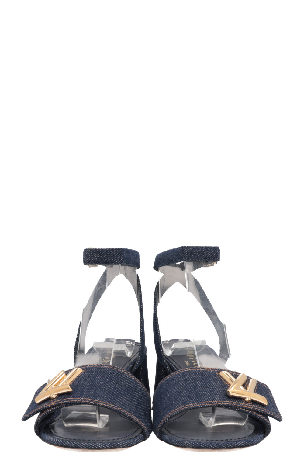 LOUIS VUITTON Shake Sandals Denim Blue
