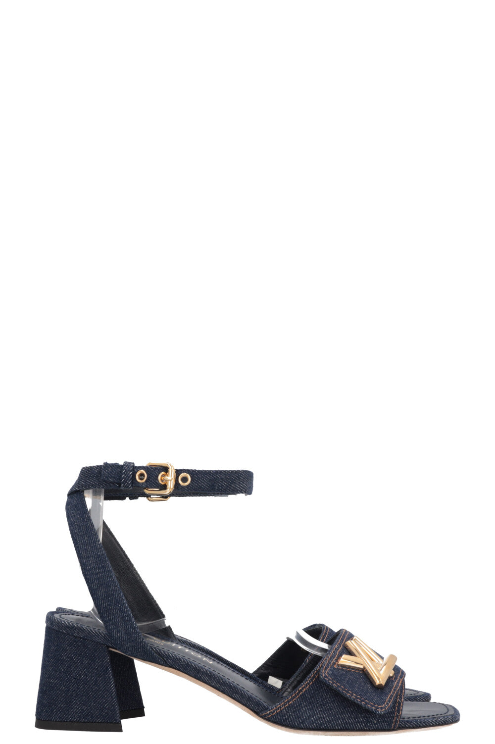 LOUIS VUITTON Shake Sandals Denim Blue