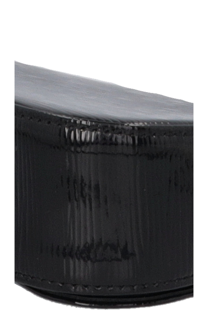 LOUIS VUITTON Sobe Clutch Epi Patent Black