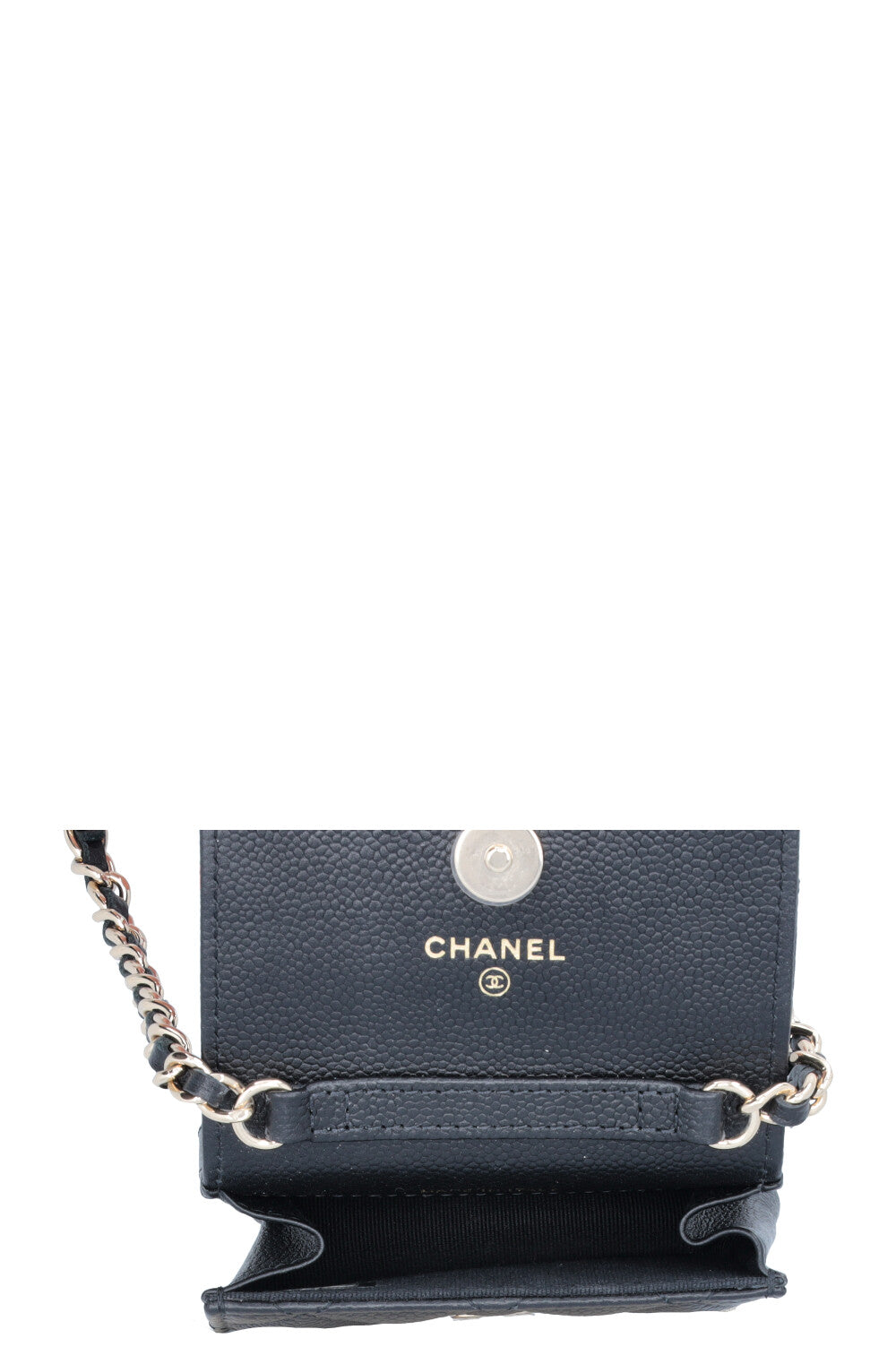 Sac à rabat CHANEL Micro Classic Noir Caviar