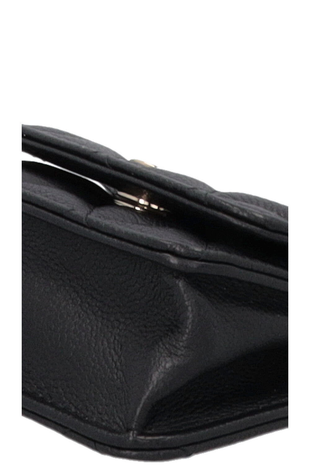 Sac à rabat CHANEL Micro Classic Noir Caviar