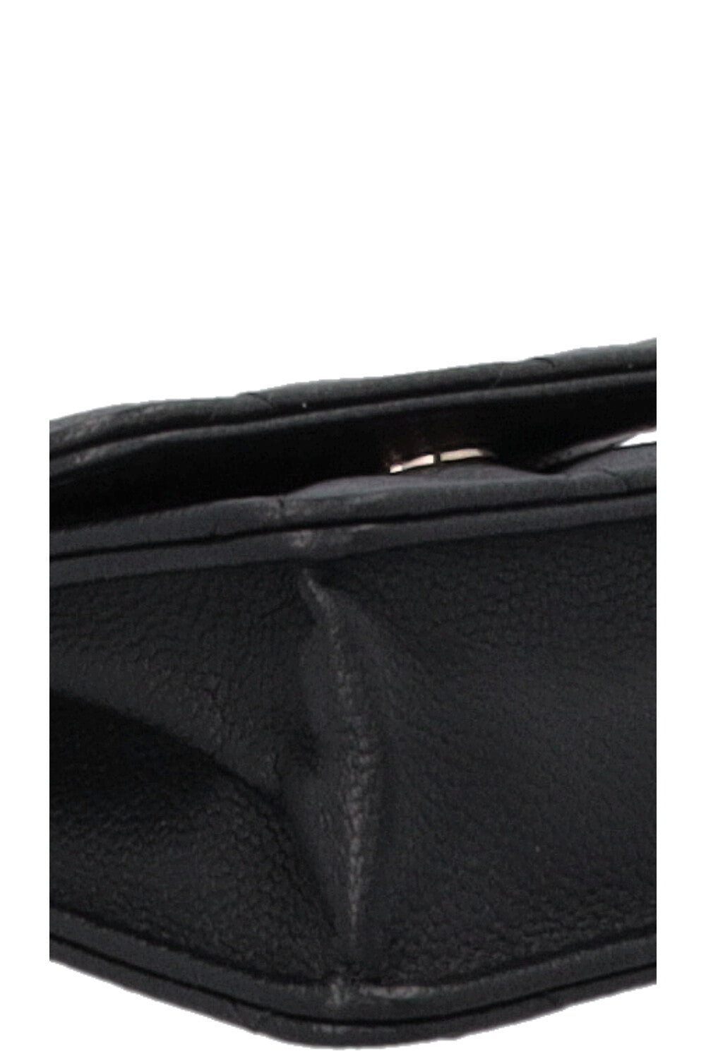 Sac à rabat CHANEL Micro Classic Noir Caviar