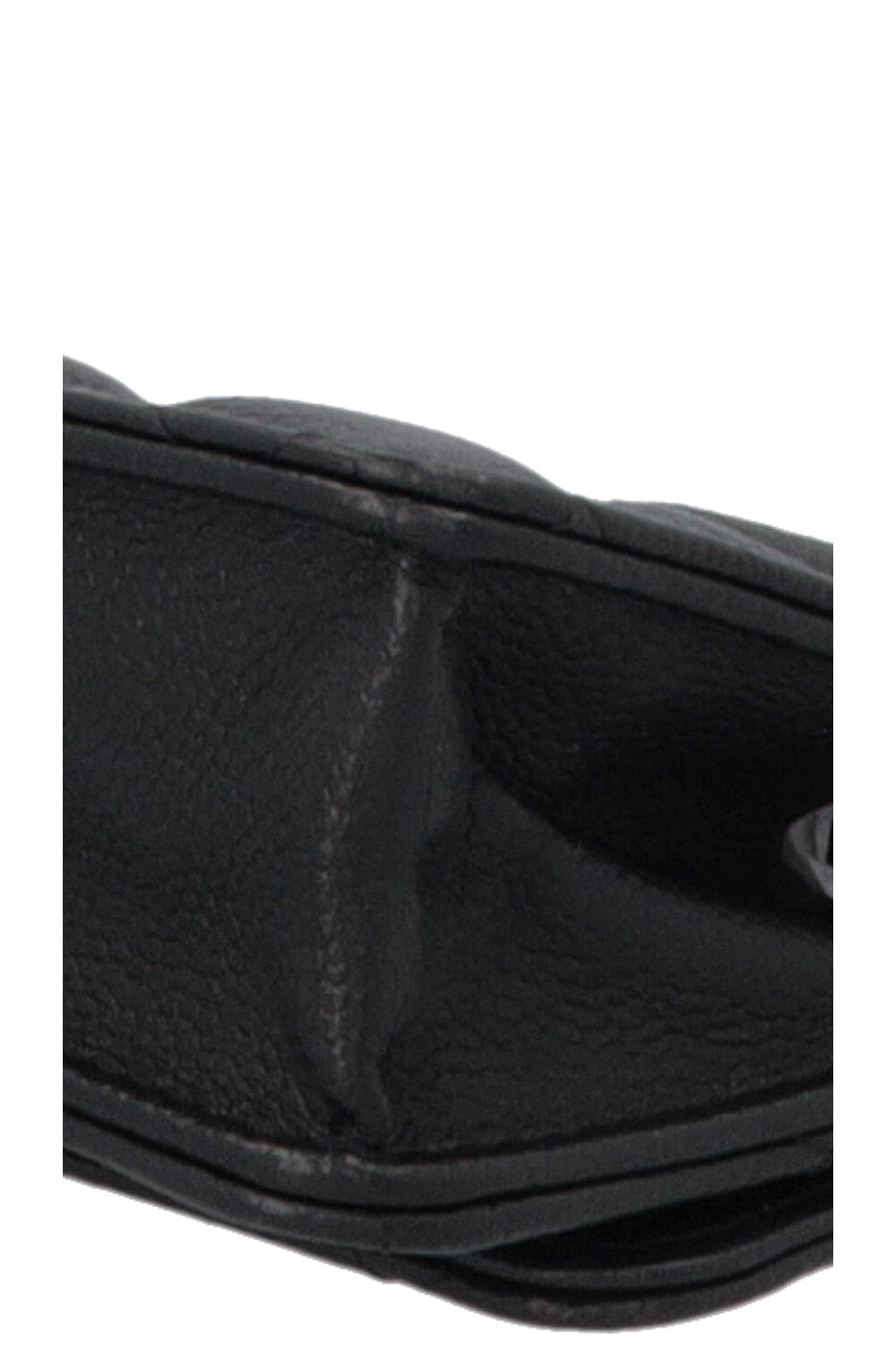 Sac à rabat CHANEL Micro Classic Noir Caviar