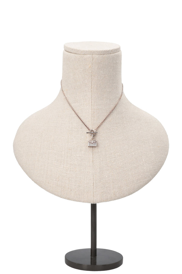 Collier HERMÈS Amulette Kelly en argent