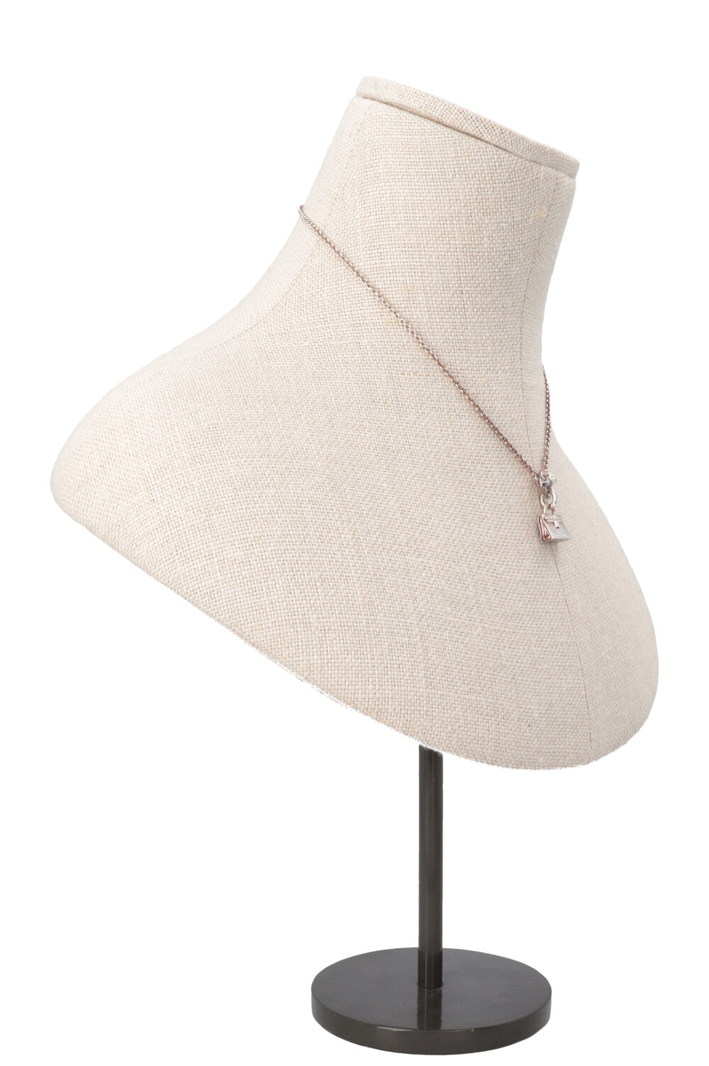 HERMÈS Amulette Kelly Necklace Silver