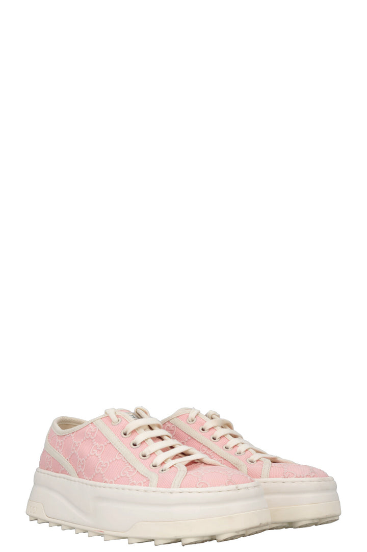 GUCCI Tennis 1977 Sneakers GG Rosa