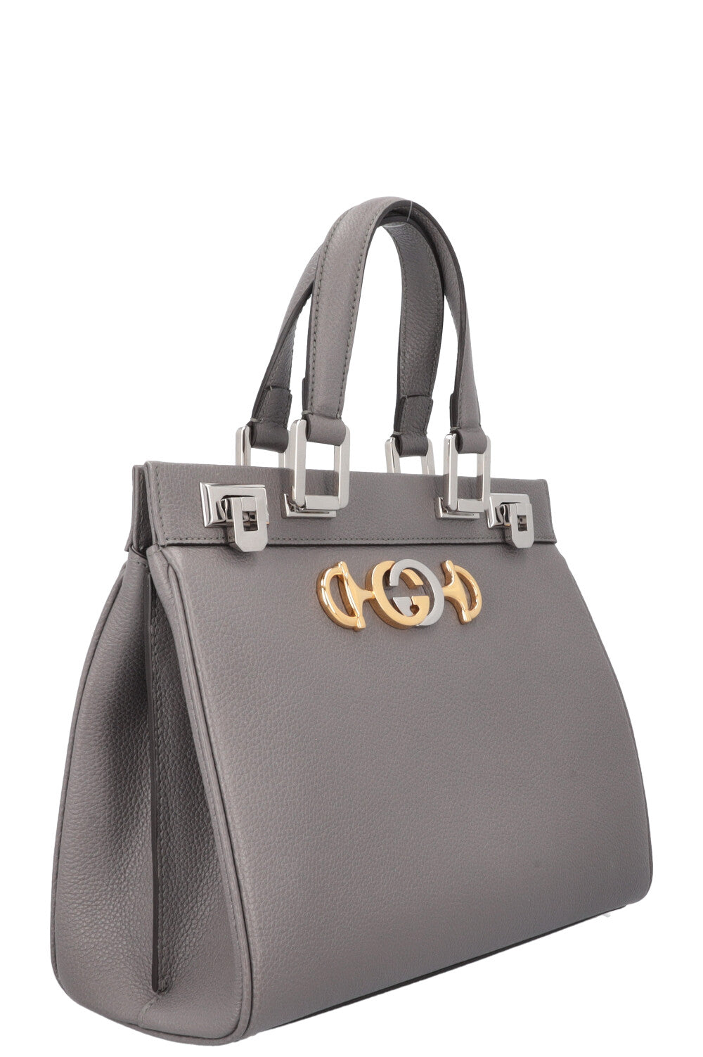 GUCCI Zumi Bag Small Leather Grey