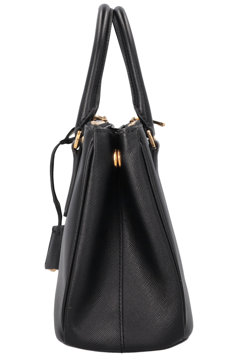 PRADA Small Galleria Tote Bag Black Saffiano