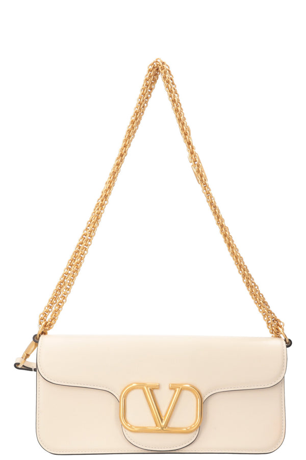 VALENTINO VLogo Loco Shoulder Bag White