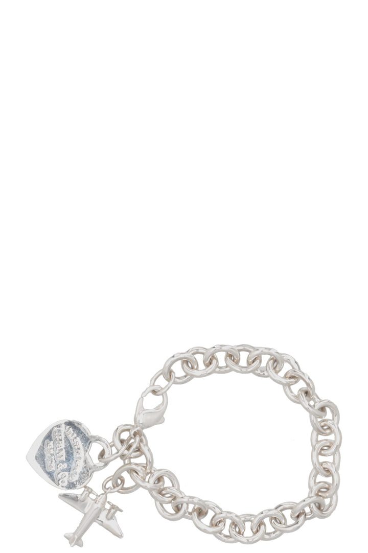 TIFFANY&CO. Retour à Tiffany Bracelet Heart Chain Airways Argent