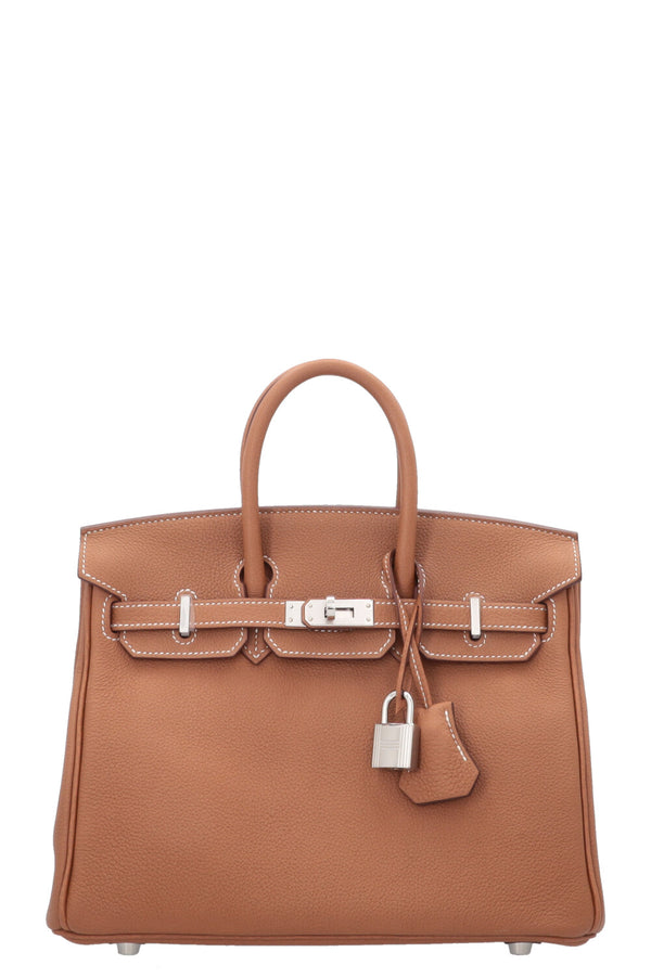 HERMÈS Birkin 25 Retourné Togo Or