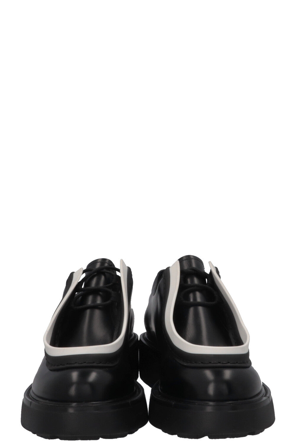 PRADA Diapason Opaque Derby Leather Black
