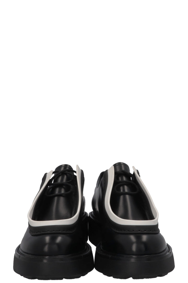 PRADA Diapason Opaque Derby Leather Black