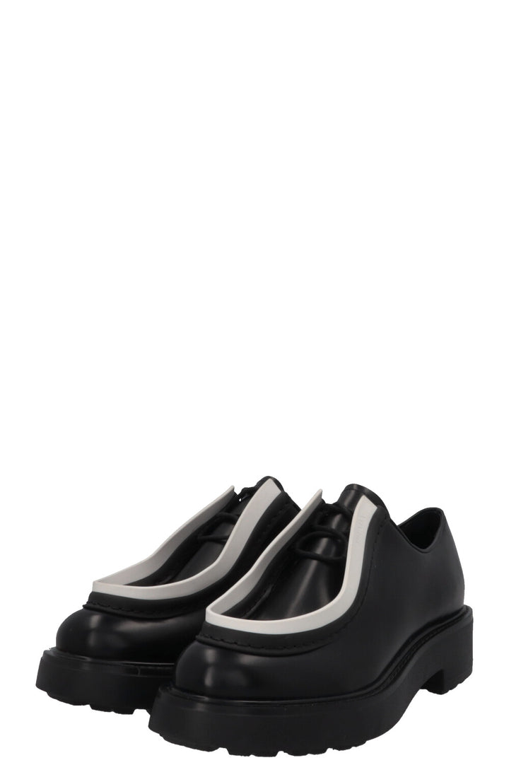PRADA Diapason Opaque Derby Leather Black