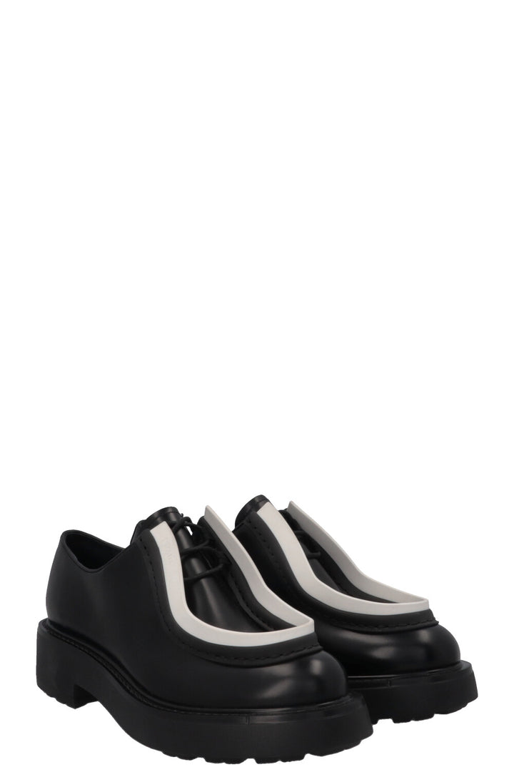 PRADA Diapason Opaque Derby Leather Black