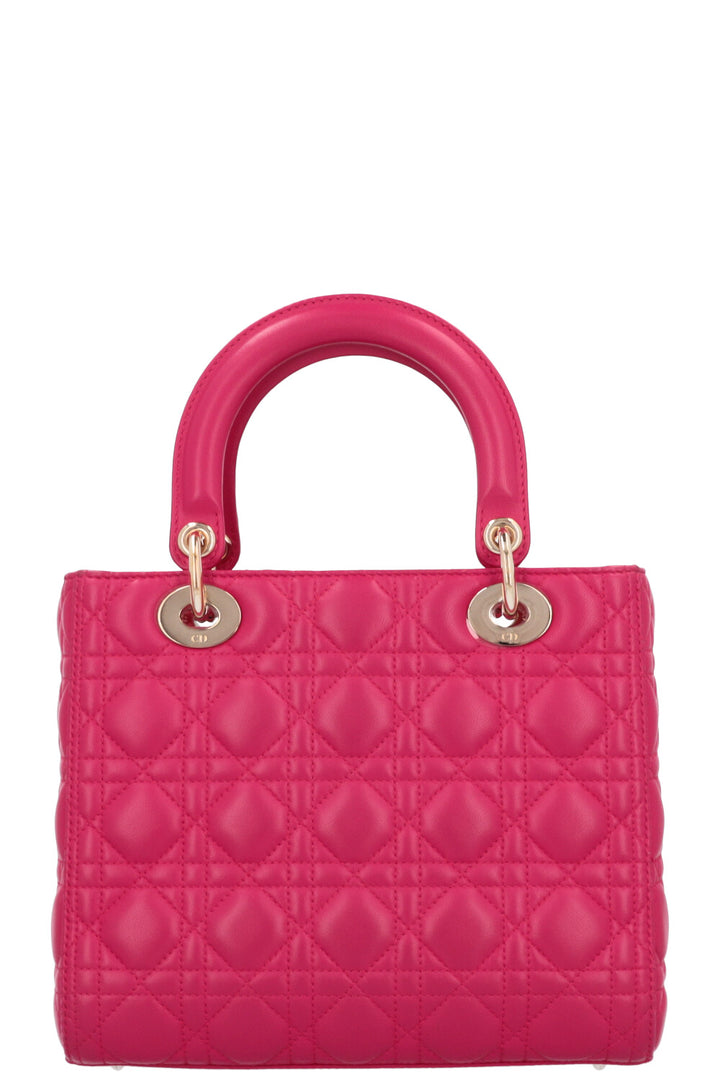 CHRISTIAN DIOR Medium Lady Dior Pink