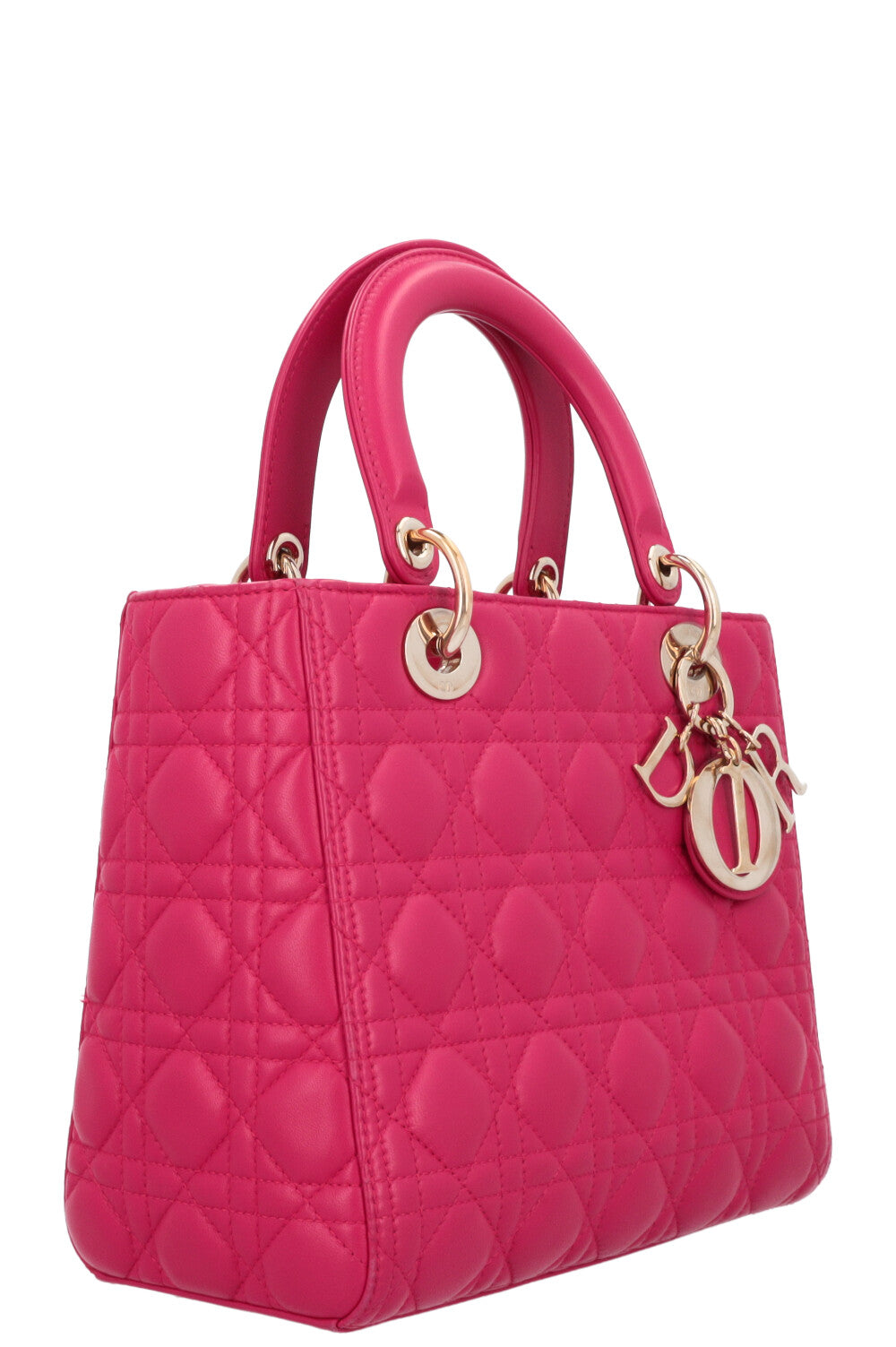 CHRISTIAN DIOR Medium Lady Dior Pink