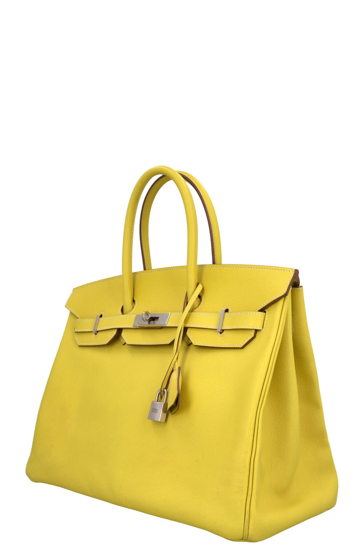 HERMÈS HSS Verso Birkin Retourne 35 Epsom Lime Kiwi