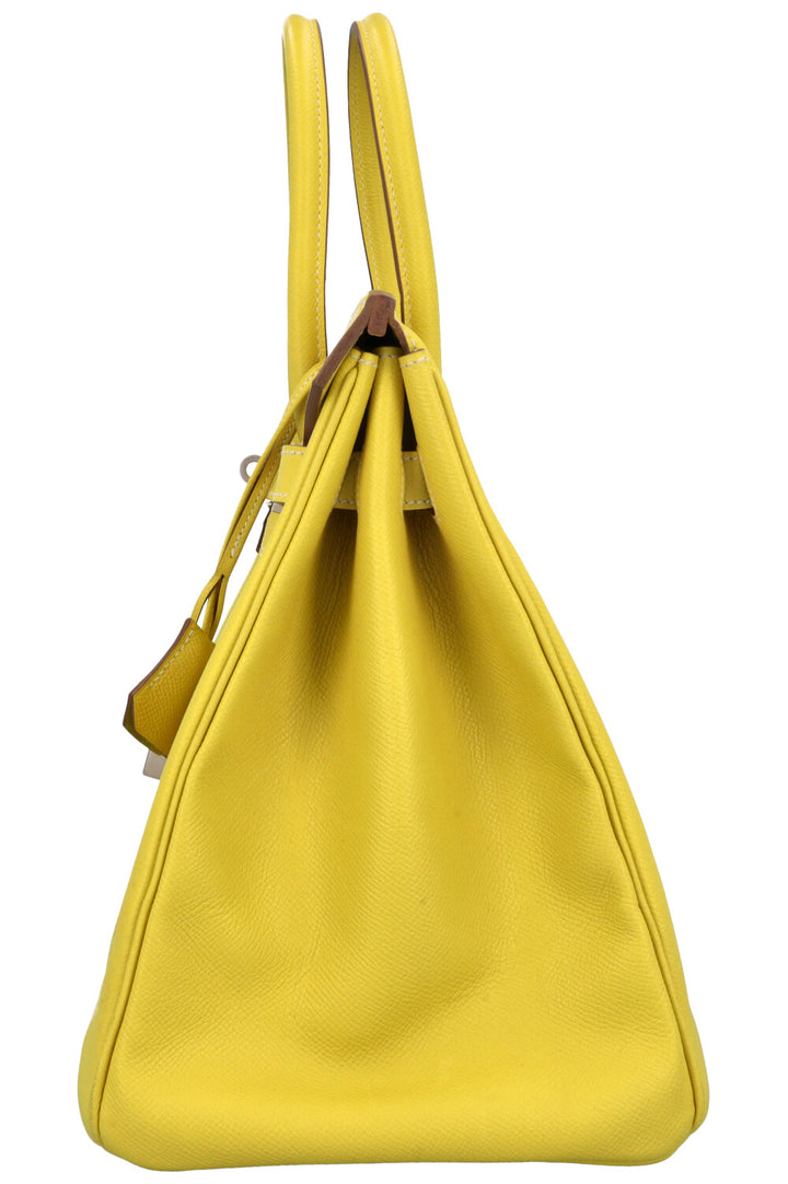 HERMÈS HSS Verso Birkin Retourne 35 Epsom Lime Kiwi