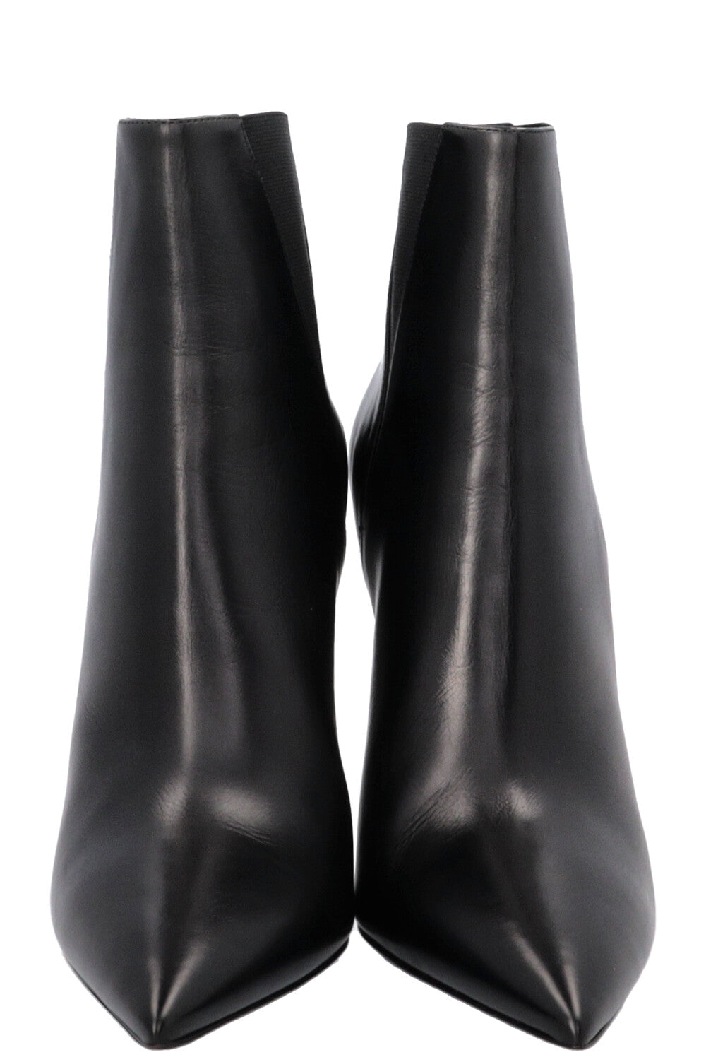 SAINT LAURENT Kiki Ankle Boots Leather Black