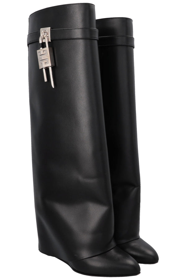 Bottes hautes Givenchy Requin noires
