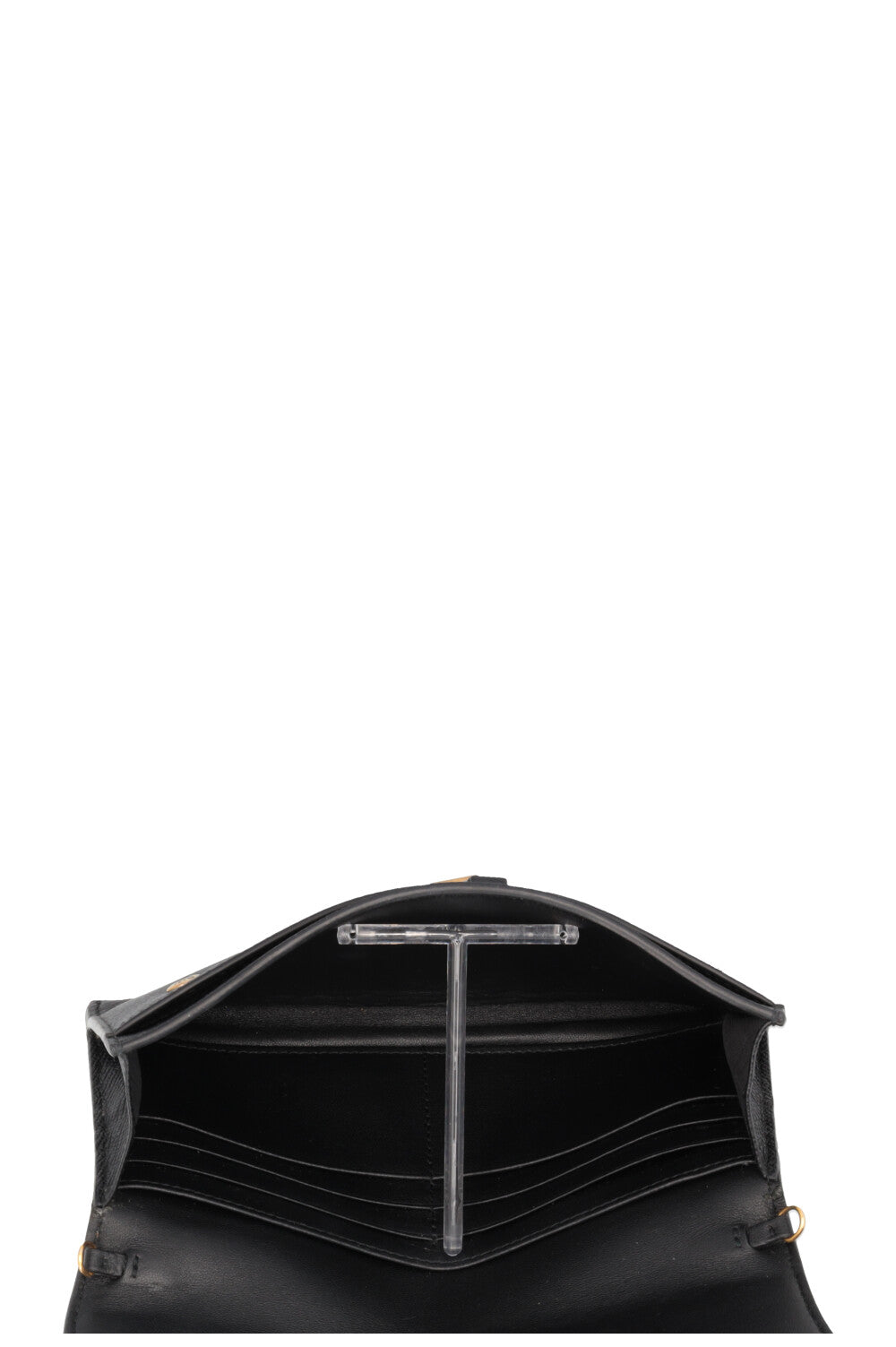 CHRISTIAN DIOR WOC Saddle Cuir Noir