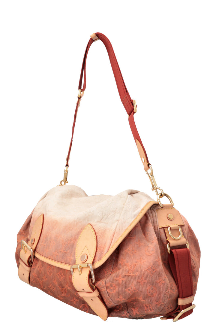 Sac Sunrise LOUIS VUITTON Denim Pêche