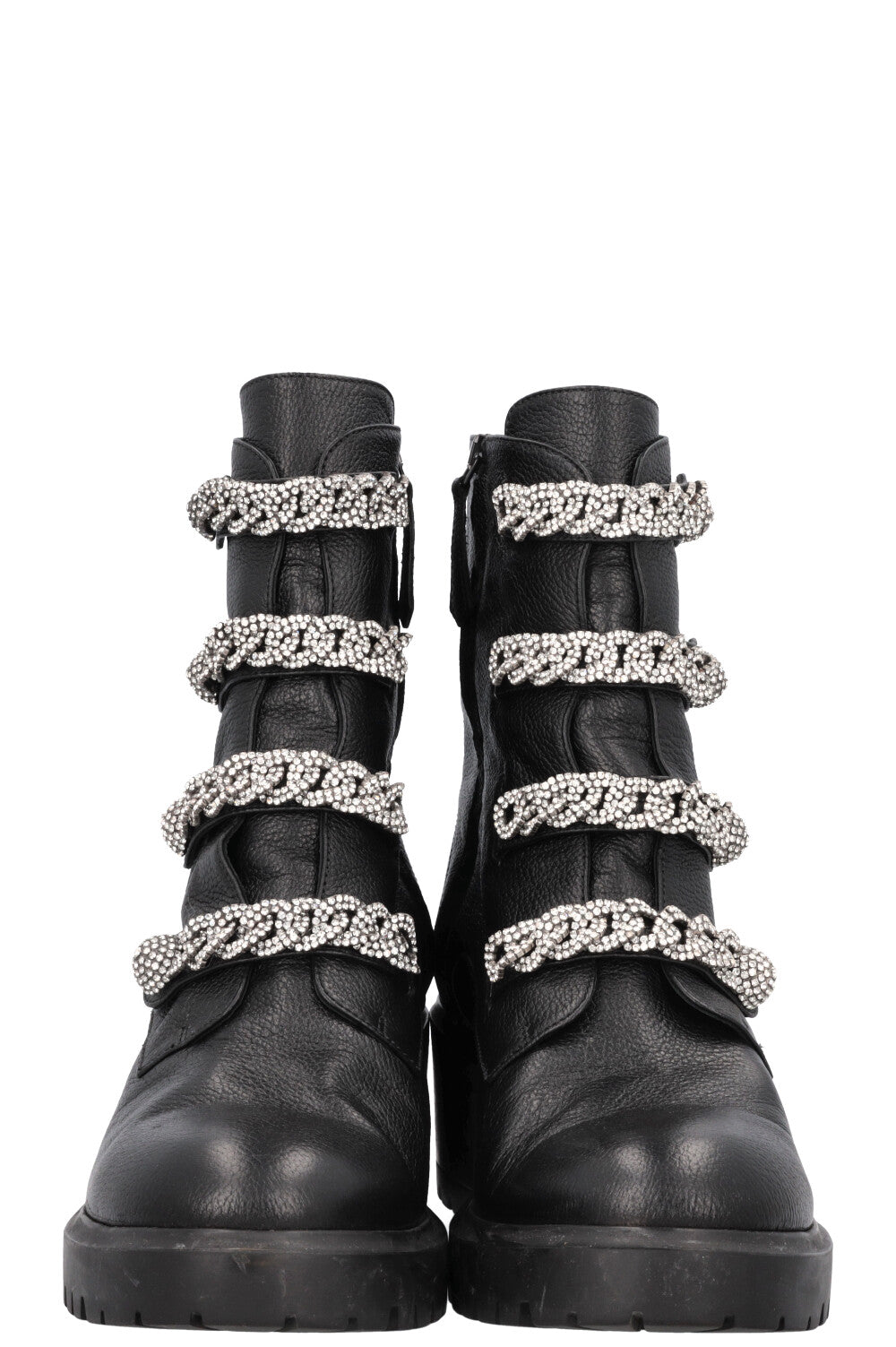 AQUAZZURA Booty Crystals Black
