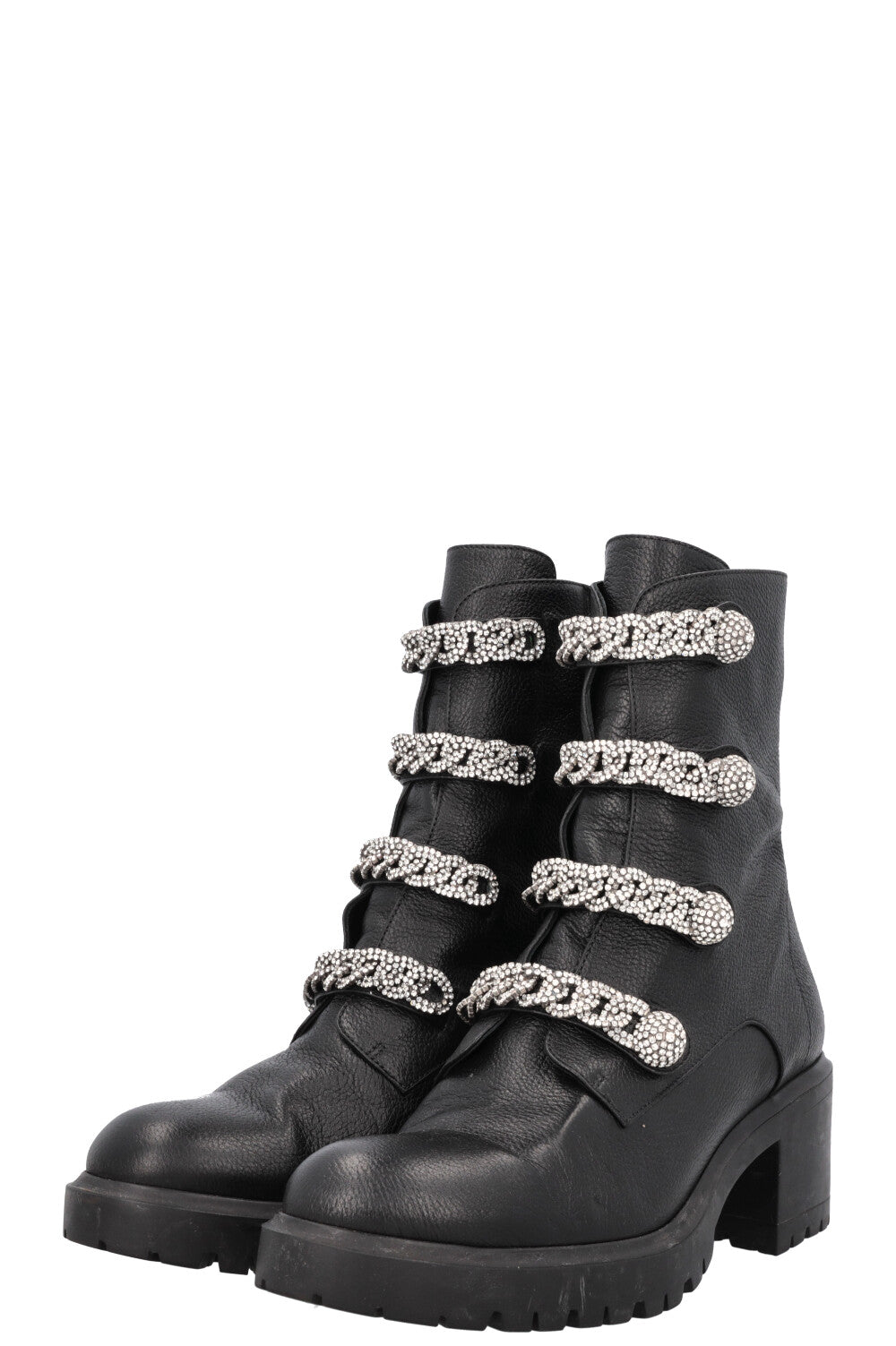 AQUAZZURA Booty Crystals Black
