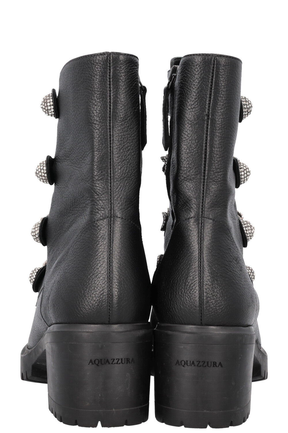 AQUAZZURA Booty Crystals Black