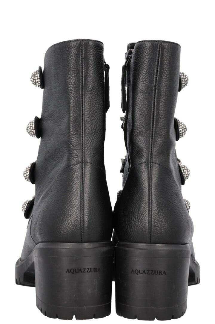 AQUAZZURA Booty Crystals Black