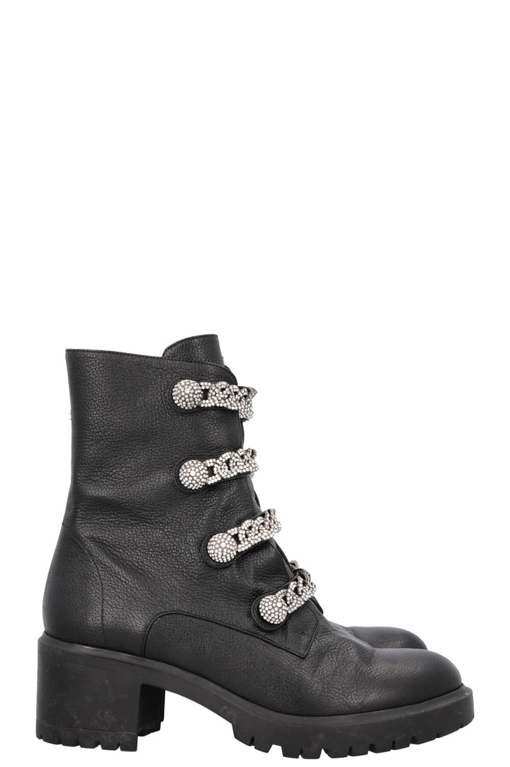 AQUAZZURA Booty Crystals Black